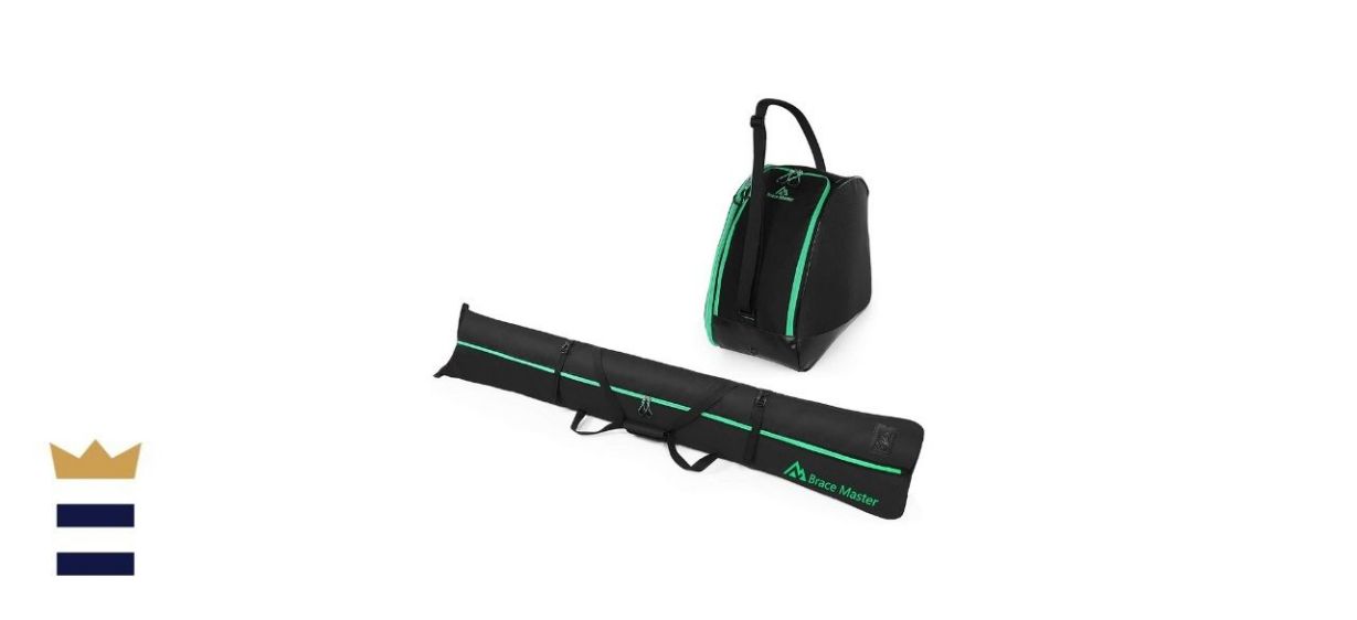 Brace Master Two-Piece Ski Bag and Boot Bag