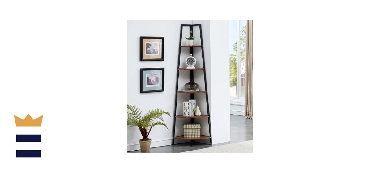 Union Rustic Mel Iron Corner Bookcase