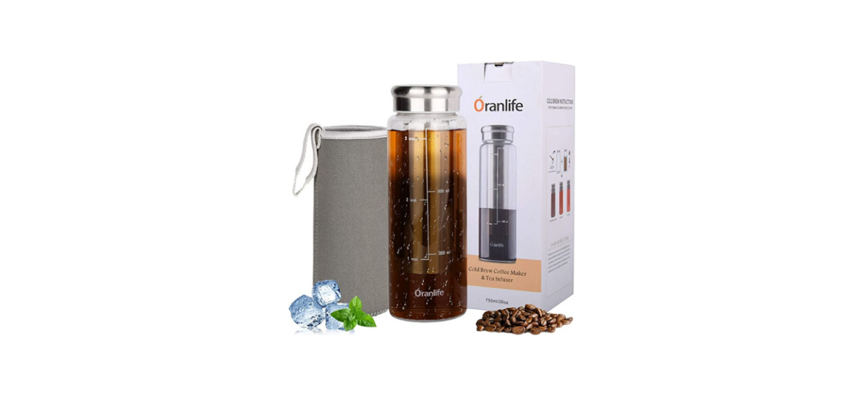 Portable Cold Brew Makers : Oranlife Portable Cold Brew Coffee Maker