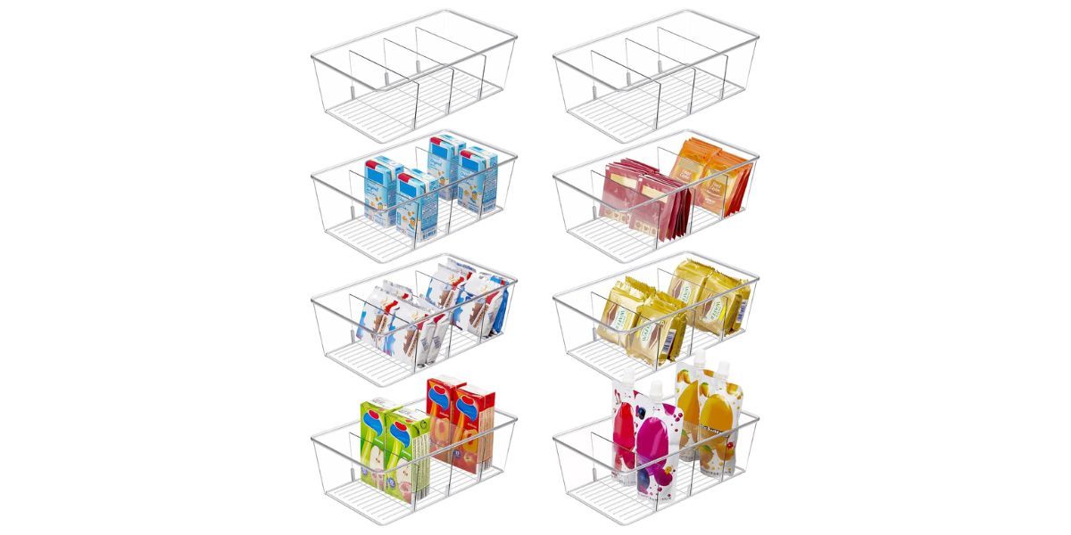 Vtopmart 8 Pack Food Storage Organizer Bins