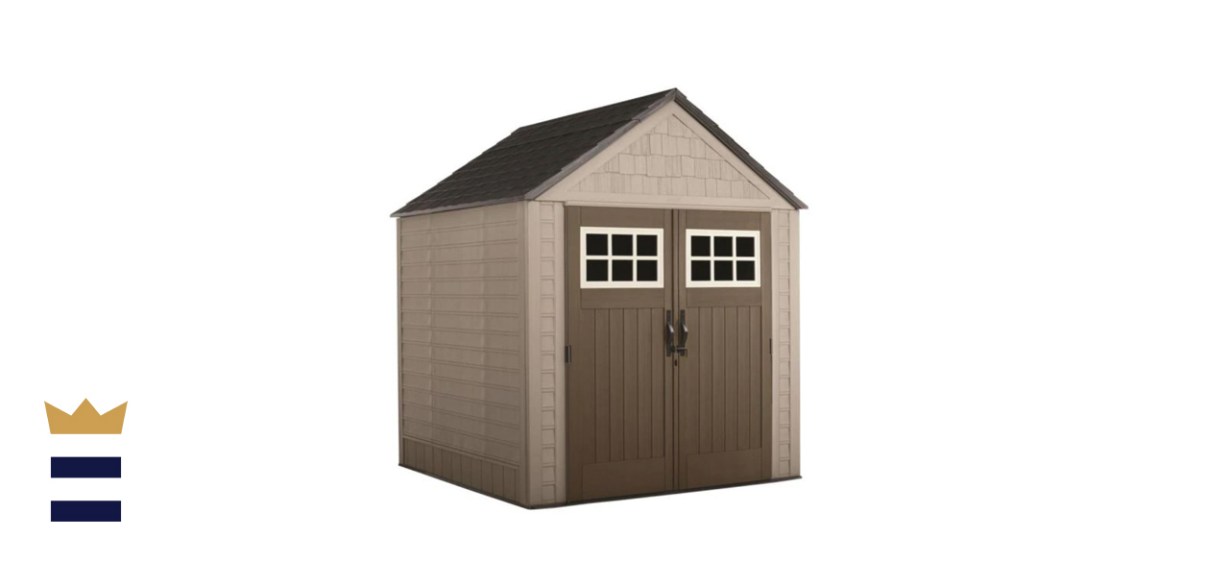  7 x 7-foot shed by Rubbermaid