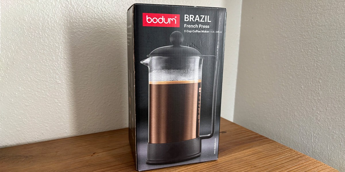 Bodum Brazil French Press product box