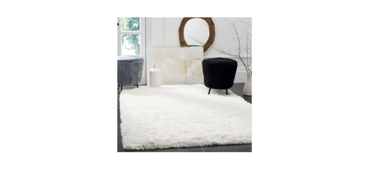 Willa Arlo Interior Hermina White Area Rug