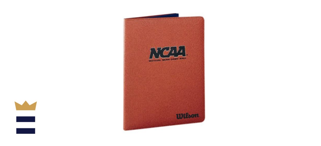 Wilson NCAA Basketball Leather Folder