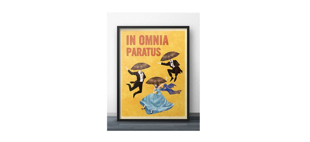 WindowShopGal In Omnia Paratus Poster 