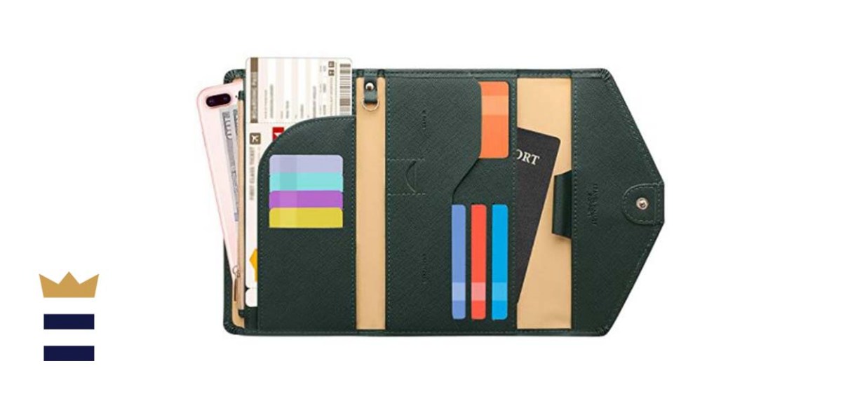 Zoppen Multi-purpose RFID Blocking Travel Passport Wallet 