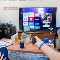 browsing on a Roku TV