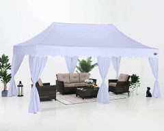 ABCCANOPY Patio Pop Up Canopy Tent with Curtain