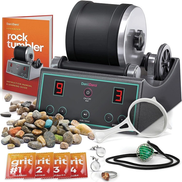 Dan&amp;Darci Advanced Professional Rock Tumbler Kit