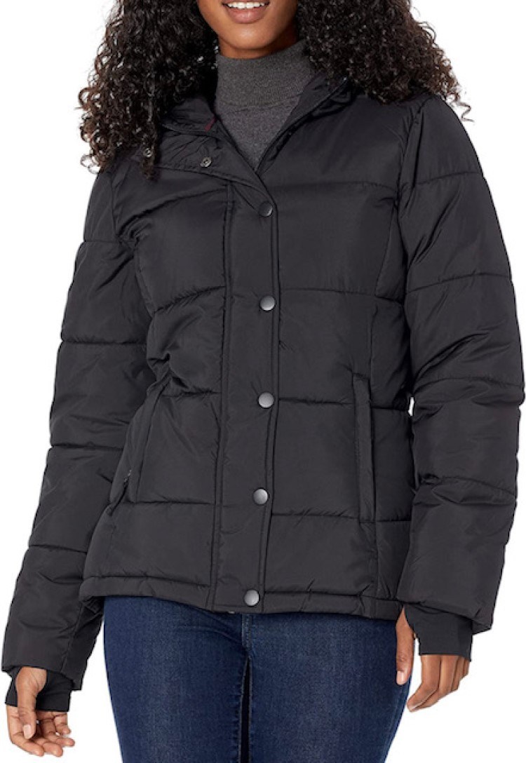 Amazon Essentials Women's Hooded Puffer Coat