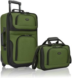 U.S. Traveler Rio Expandable Carry-On Luggage Set