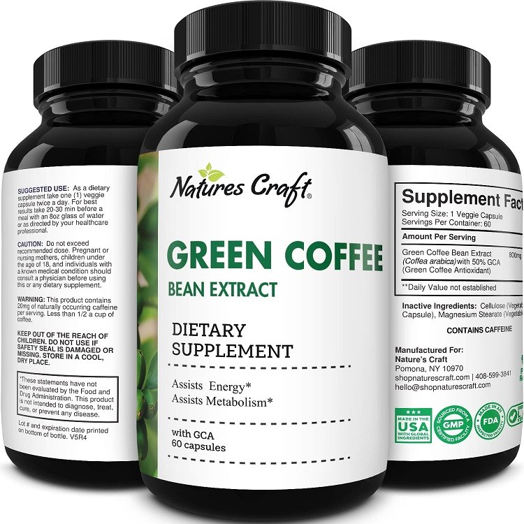 Nature Berg Raw Green Coffee Bean Extract