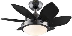 Westinghouse Lighting Quince 24-Inch Gun Metal Indoor Ceiling Fan