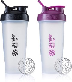 BluePeak Protein Shaker Bottle 2-Pack 28-Ounce