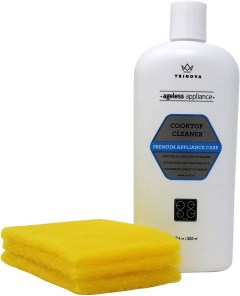 TriNova Cooktop Cleaner and Scrubbing Pads