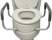 Essential Medical Supply Elevated Toilet Seat with Arms