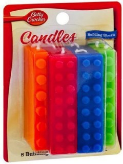 Betty Crocker Building Block Candles