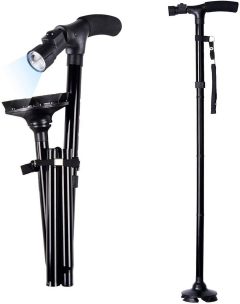 RUNZI Folding Cane with LED Light