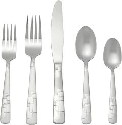 Oneida Quadratic 20 Piece Everyday Flatware, Service for 4