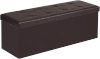 SONGMICS Folding Storage Ottoman Bench