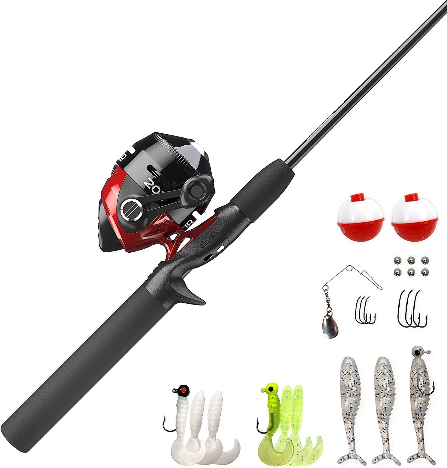 Zebco 202 Spincast Reel &amp; Fishing Rod Combo