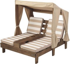 KidKraft Outdoor Wooden Double Chaise Lounger