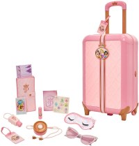 Disney Fairies Disney Princess Travel Suitcase Play Set for Girls with Luggage Tag