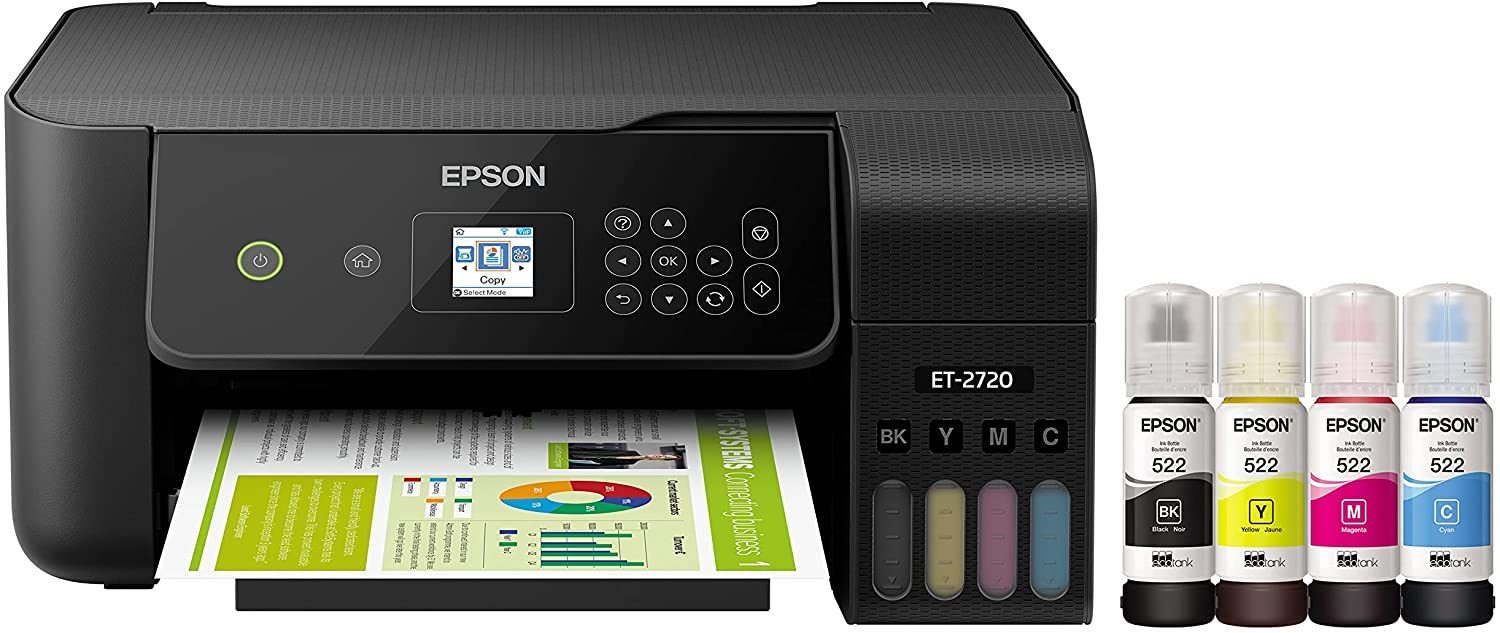 Epson EcoTank ET-2720 Wireless Color All-in-One Supertank Printer