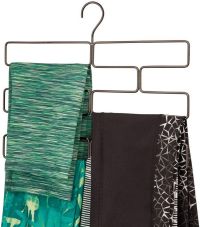mDesign Modern Metal Scarf Organizer