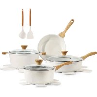 Sensarte 13-Piece Nonstick Ceramic Cookware Set