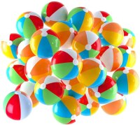 Top Race Mini Beach Balls, 25-Pack