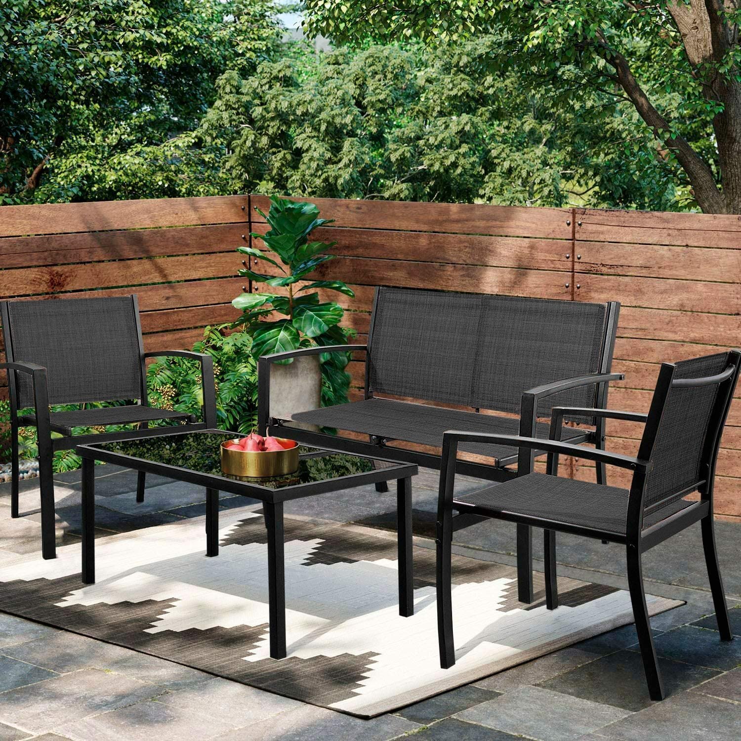 Greesum 4-Piece Patio Furniture Set