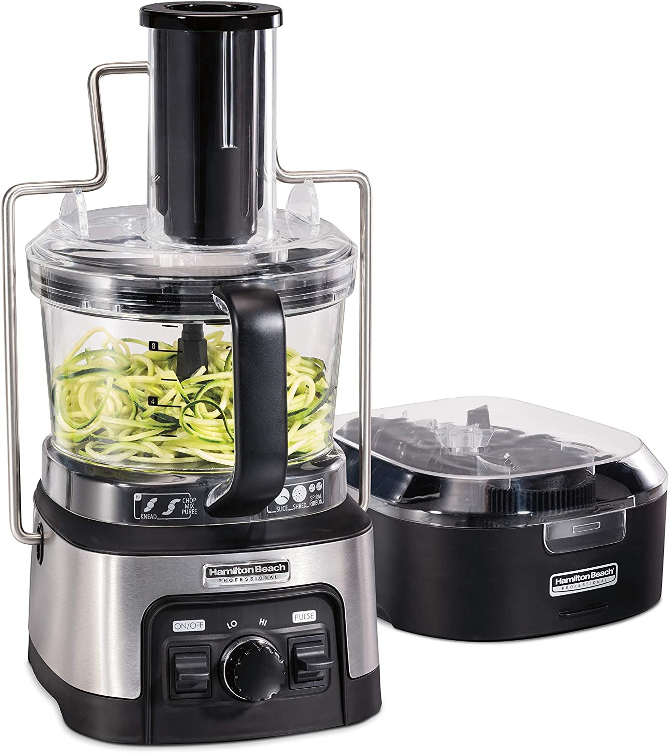 Hamilton Beach Professional Stack &amp; Snap Spiralizing Food Processor
