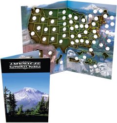 First Commemorative Mint National Park Quarter Collection Map