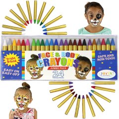 JOYIN Safe & Non-Toxic Face and Body Crayons