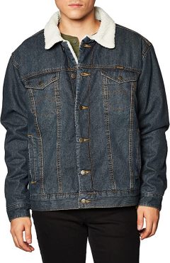 Wrangler Men's Cowboy Cut Western Lined Denim Jacket