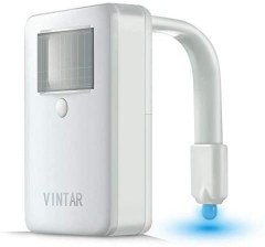 VINTAR 16-Color Motion Sensor LED Toilet Night Light