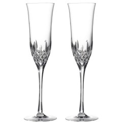 Waterford Lismore Essence Crystal Toasting Flute, 8 oz., 2 Count