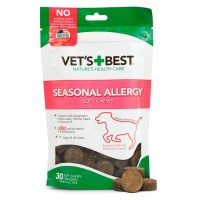 Vets Best Seasonal Allergy Soft Chew Tablets, 30 Day Supply