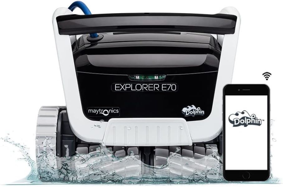Dolphin Explorer E70 Automatic Robotic Pool Vacuum Cleaner