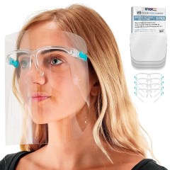 TCP Plastic Face Shield w/ Glasses Frame