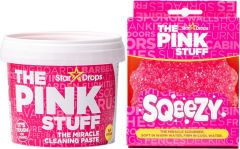 Stardrops The Pink Stuff Miracle Cleaning Paste & SQeeZY Scrubber Sponge