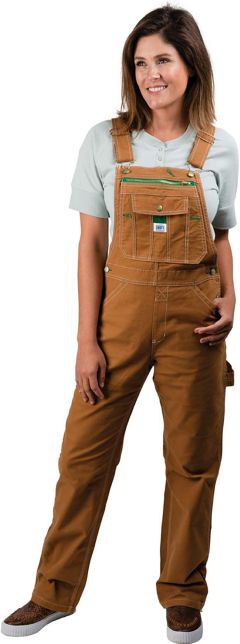 Liberty Womens Washed Duck Bib Overalls