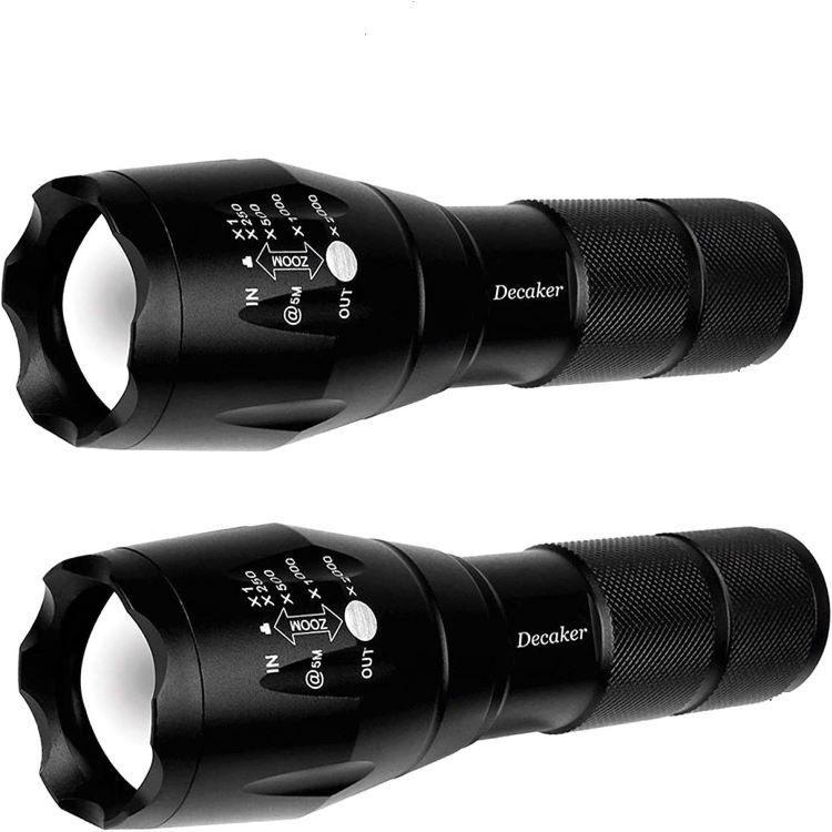 Decaker TC1200 Pro Tactical Flashlight