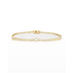 Steve Wren 14K Yellow Gold Diamond Tennis Bracelet