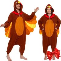 Silver Lilly Turkey Adult Onesie