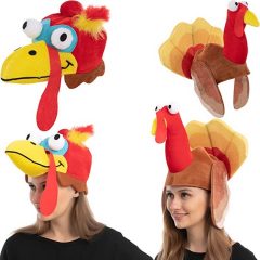 JOYIN 2-Pack Thanksgiving Turkey Cap