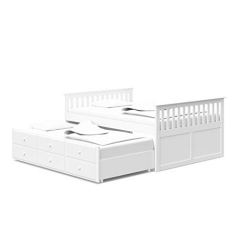 Broyhill Kids Marco Island Captain's Bed with Trundle Bed and Drawers