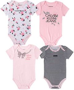 Calvin Klein Baby Girls' Bodysuit Set