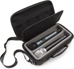 CASEMATIX Dual Wireless Microphone Travel Case